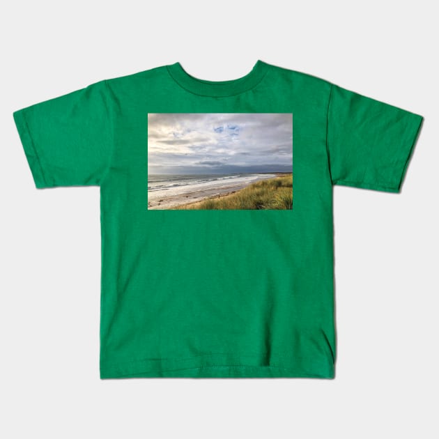 Breezy October in Northumberland Kids T-Shirt by Violaman